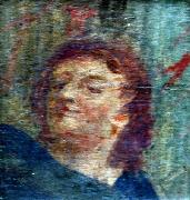 Ivan Grohar Portret angela France oil painting artist